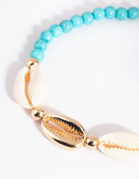 90s Shell & Bead Bracelet - link has visual effect only