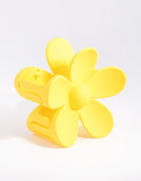 90s Yellow Daisy Flower Claw Clip - link has visual effect only