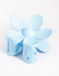 90s Blue Daisy Flower Claw Clip - link has visual effect only