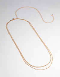 Fine Diamante Waist Chain - link has visual effect only