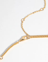 Gold Plated Freshwater Pearl Disc Necklace - link has visual effect only