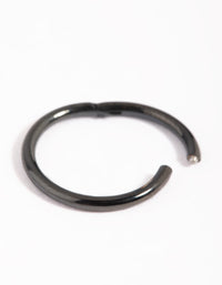 Matte Black Titanium Clicker Ring - link has visual effect only