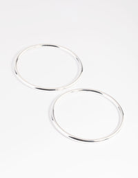 Silver Plated Bangle Set - link has visual effect only