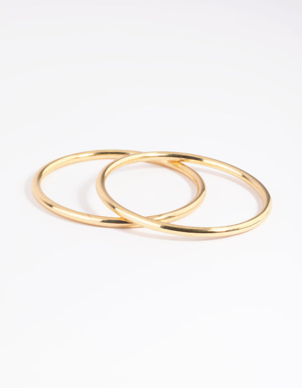 Gold Plated Bangle Set