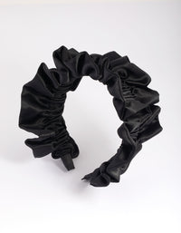 Black Ruffle Headband - link has visual effect only