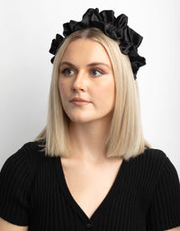 Black Ruffle Headband - link has visual effect only