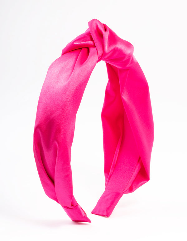 PInk Twisted Knot Headband