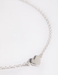 Sterling Silver Heart Bracelet - link has visual effect only