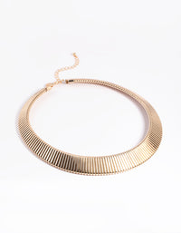 Gold Snake Chain Statement Necklace - link has visual effect only