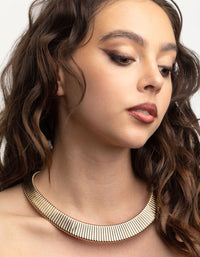 Gold Snake Chain Statement Necklace - link has visual effect only