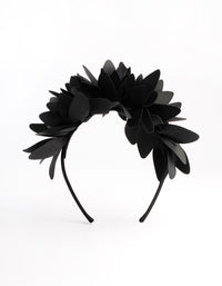 Black Petal Statement Headband - link has visual effect only