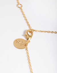 Gold Plated Diamante Butterfly Necklace - link has visual effect only