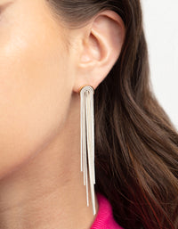 Gold Mini Waterfall Cupchain Earrings - link has visual effect only