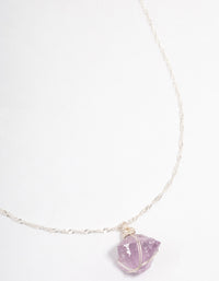 Silver Fluorite Cage Twist Necklace - link has visual effect only