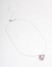 Silver Fluorite Cage Twist Necklace - link has visual effect only