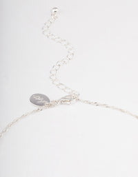 Silver Fluorite Cage Twist Necklace - link has visual effect only