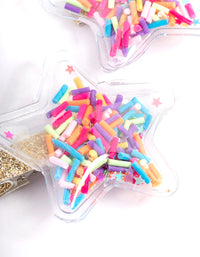 Kids Plastic Sprinkle Star Clip Pack - link has visual effect only