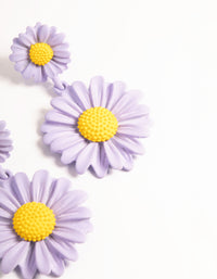 Rose Gold Double Daisy Earrings - link has visual effect only