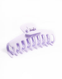 Pastel Lilac Large Barrel Claw Clip - link has visual effect only