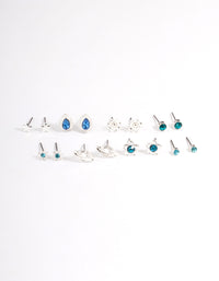 Silver Garden Celestial Earrings 8-Pack - link has visual effect only