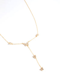 Gold Plated Diamante Butterfly Necklace - link has visual effect only