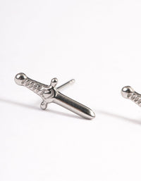 Surgical Steel Dagger Stud Earrings - link has visual effect only