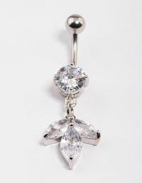 Surgical Steel Petal Drop Belly Ring - link has visual effect only