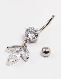 Surgical Steel Petal Drop Belly Ring - link has visual effect only