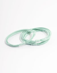 Mint Fabric Hair Tie Pack - link has visual effect only