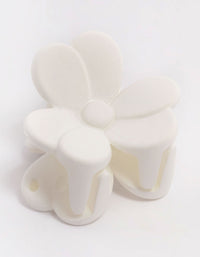 Cream Mini Daisy Hair Claw Clip - link has visual effect only