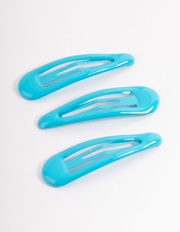 Coated Teal Bubble Snap Clip Pack