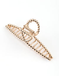 Gold Twist Rope Claw Clip - link has visual effect only