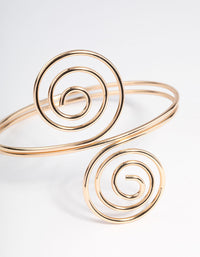 Gold Swirl Arm Cuff - link has visual effect only