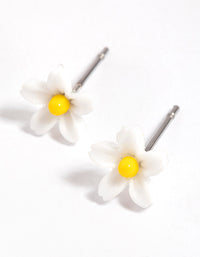 Yellow Mini Daisy Stud Earrings - link has visual effect only