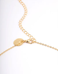 Gold Plated Multi Butterfly Necklace - link has visual effect only