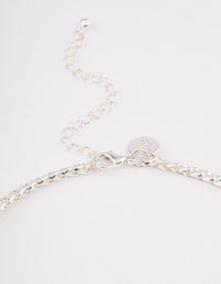 Silver Classic Wheat Chain Necklace - link has visual effect only