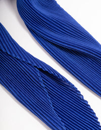 Blue Plisse Fabric Scarf - link has visual effect only