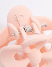 Blush Mini Frangipani Claw Clip - link has visual effect only