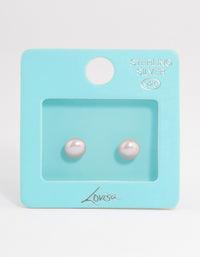 Sterling Silver Freshwater Pearl Stud Earrings - link has visual effect only