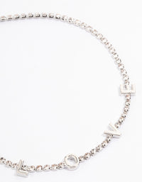 Silver Love Cupchain Choker - link has visual effect only