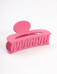 Pink Matter Curved Claw Clip - link has visual effect only