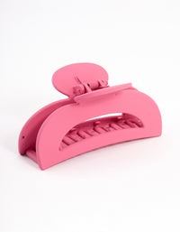 Pink Matter Curved Claw Clip - link has visual effect only