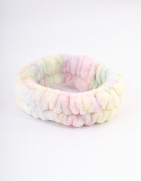 Tie Dye Fluffy Headband - link has visual effect only