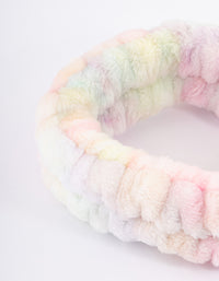 Tie Dye Fluffy Headband - link has visual effect only