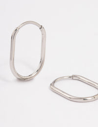 Surgical Steel Small Rounded Huggie Earrings - link has visual effect only