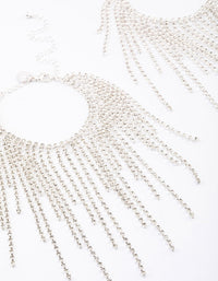 Silver Diamante Cupchain Long Anklet Pack - link has visual effect only