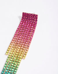 Rainbow Cupchain Earrings - link has visual effect only