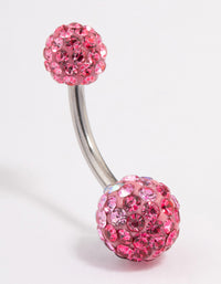 Surgical Steel Disco Ball Belly Ring - link has visual effect only