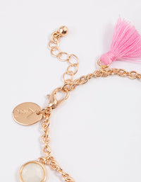 Kids Tassel Unicorn Charm Bracelet - link has visual effect only