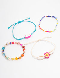 Gold Tropical Bracelet 4-Pack - link has visual effect only